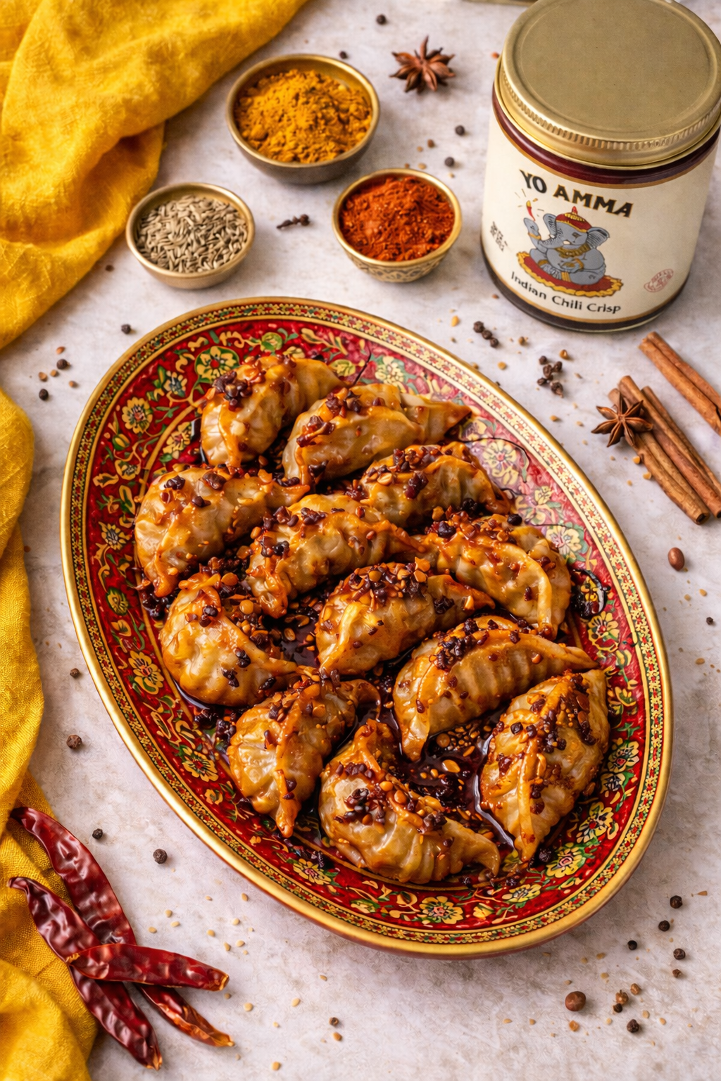 Chili Chicken Momo