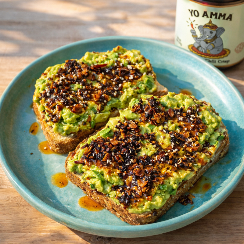CHILI CRISP AVOCADO TOAST