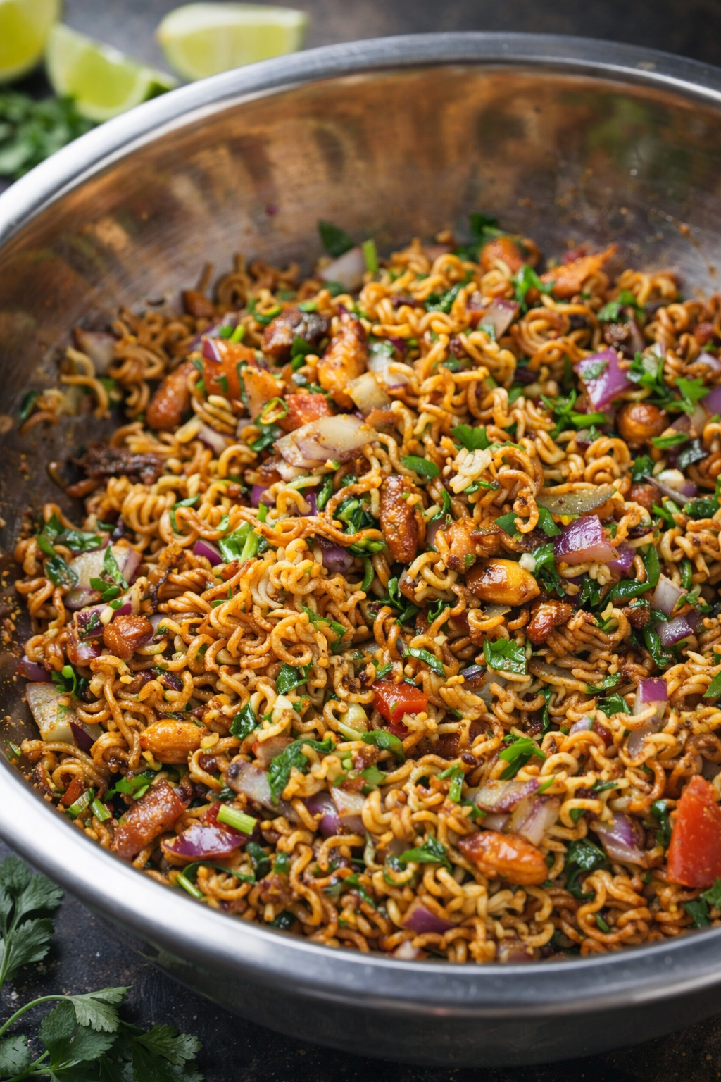 Crispy Maggi Chaat