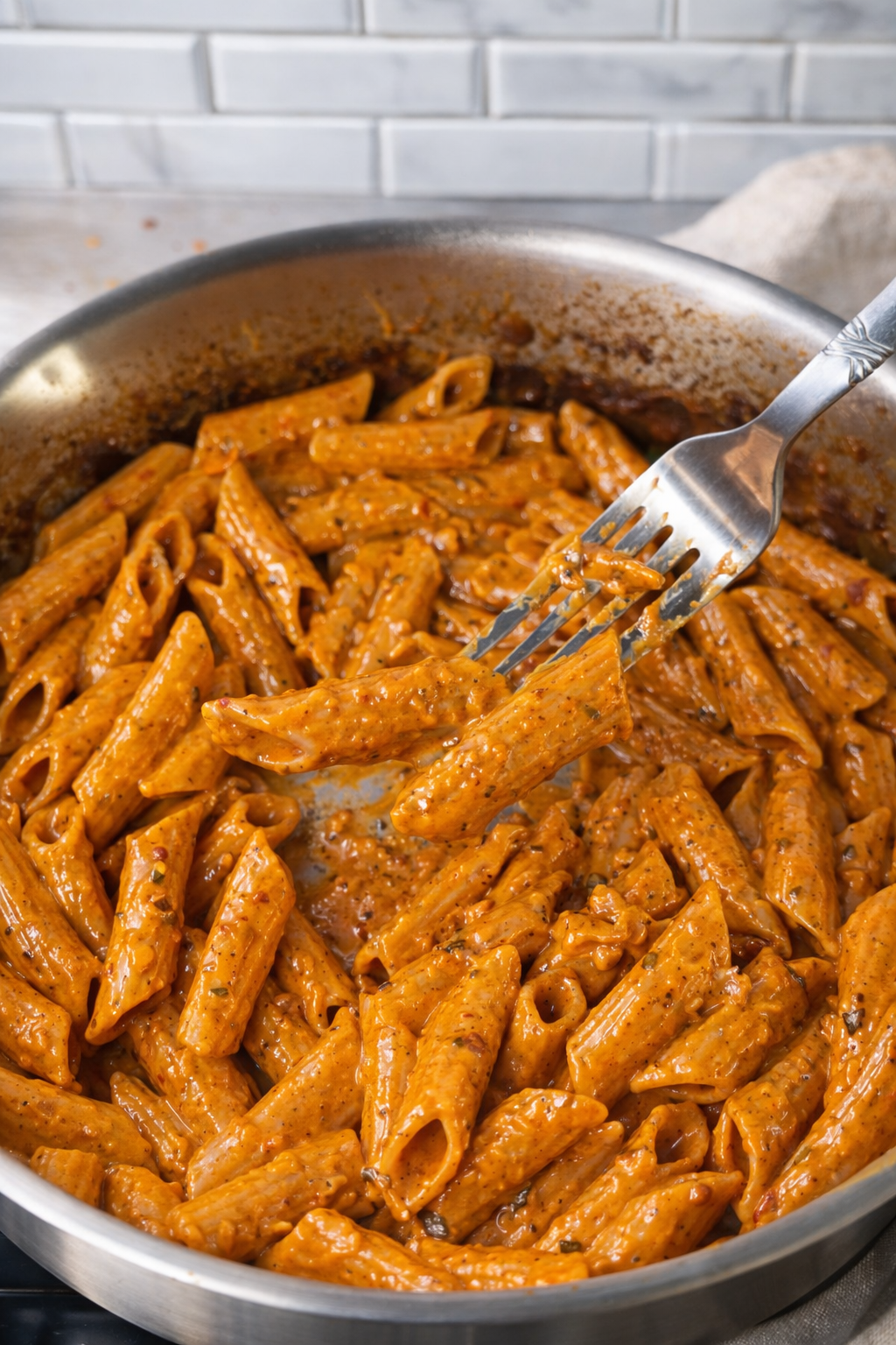 One Pot Creamy Chili Crisp Pasta